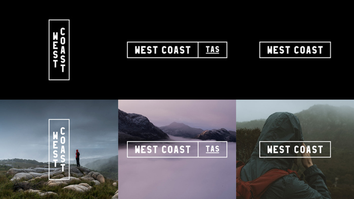 Logotipos de la Costa Oeste de Tasmania - For the people