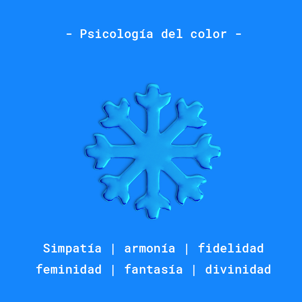 Psicología del color: azul